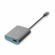 Metal USB-C Concentrador HUB i-tec