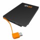 Batería externa Negro, Naranja Polímero de litio 2600 mAh TenGO RT3101BT