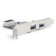 Soyntec PCI-Express USB3.0 tarjeta y adaptador de interfaz Interno