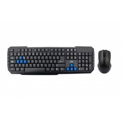 3GO COMBODRILEW teclado RF inalámbrico Negro