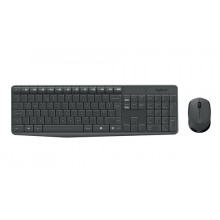 Logitech MK235 RF inalámbrico QWERTY Español Gris teclado