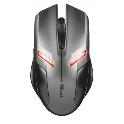 Trust ZIVA GAMING MOUSE USB 2000DPI mano derecha Negro ratón