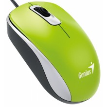 Genius DX-110 USB Óptico 1000DPI Ambidextro Verde ratón