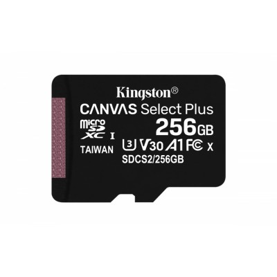Kingston Technology Canvas Select Plus memoria flash 256 GB MicroSDXC Clase 10 UHS-I