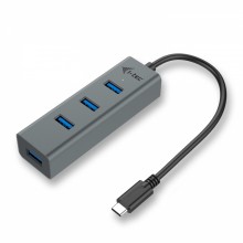 Concentrador HUB i-tec Metal USB-C HUB 4 Port