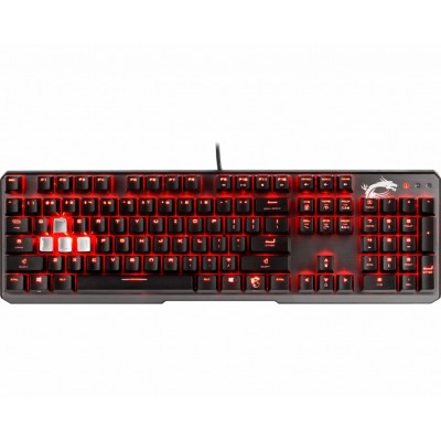 MSI Vigor GK60 teclado USB QWERTY Español Negro