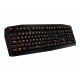 Krom Kratos teclado USB Negro