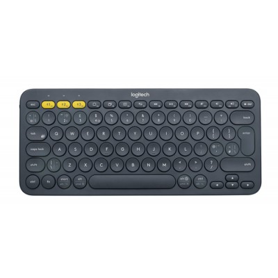 Logitech K380 teclado Bluetooth QWERTY Español Gris