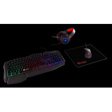 TALIUS Gaming kit V.2(teclado + raton + auriculares + alfombrilla) black