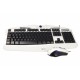 Mars Gaming MCPZE1 teclado Negro, Blanco