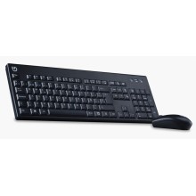 Hiditec KM400 teclado RF inalámbrico QWERTY Negro