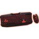 Approx BAT teclado USB QWERTY Negro