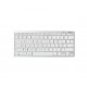 Bluestork BS-KB-MICRO/BT/SP teclado Bluetooth QWERTY Español Plata, Blanco