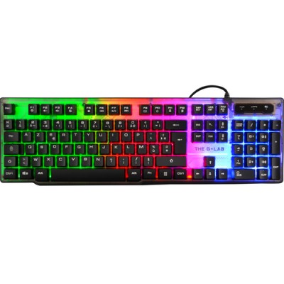 The G-Lab Keyz Neon teclado USB QWERTY Español Negro