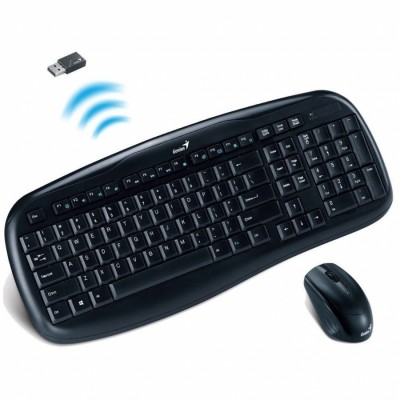 Genius KB-8000X teclado RF inalámbrico Negro