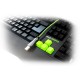 KeepOut F110 teclado USB Negro