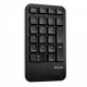 V7 Combinación de teclado, ratón y teclado inalámbrico ergonómico de