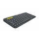 Logitech K380 teclado Bluetooth QWERTY Español Gris