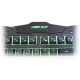 KeepOut F80 teclado USB Negro, Verde