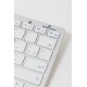 Bluestork BS-KB-MICRO/BT/SP teclado Bluetooth QWERTY Español Plata, Blanco