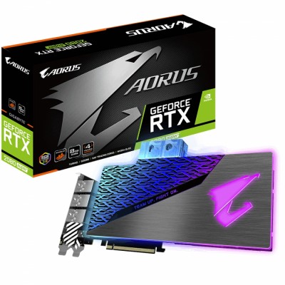 Tarjeta Gráfica Gigabyte AORUS GeForce RTX 2080 SUPER Waterforce WB 8GB