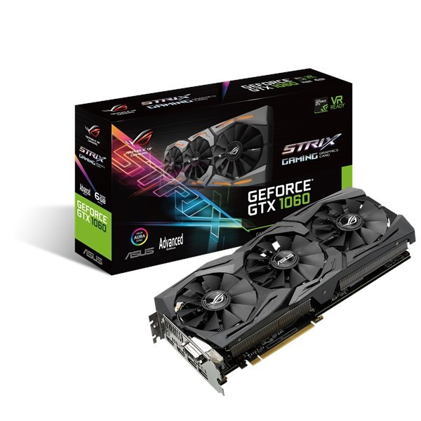 グラボASUS GTX1060 6G Tarjeta Gráfica ASUS ROG-STRIX-GTX1060-A6G-GAMING GeForce GTX 1060
