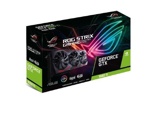 Vga Card Geforce Gtx 1660 Ti Rog Strix Tarjeta Gráfica ASUS ROG