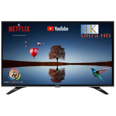 Televisor Nevir NVR-9000-434K2S-SM TV 109,2 cm (43) 4K Ultra HD Smart TV  Wifi Negro 