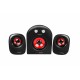 MS2 2.1channels 20W Negro conjunto de altavoces