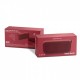Box 3+ 6 W Altavoz portátil estéreo Rojo