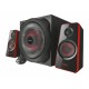 GSP-421 conjunto de altavoces 120 W Negro, Rojo