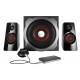 GXT 38 2.1 conjunto de altavoces 2.0 canales 60 W Negro