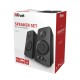 Cilax 2.0 altavoz De 2 vías 18 W Negro Alámbrico