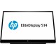 HP EliteDisplay S14 35,6 cm (14") 1920 x 1080 Pixeles Full HD LED Plana Mate Negro