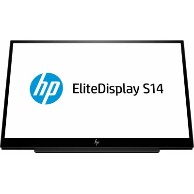 HP EliteDisplay S14 35,6 cm (14") 1920 x 1080 Pixeles Full HD LED Plana Mate Negro