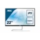AOC Style-line I2281FWH pantalla para PC 54,6 cm (21.5") 1920 x 1080 Pixeles Full HD LED Plana Mate Negro, Plata