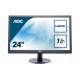 AOC Essential-line E2460SH pantalla para PC 61 cm (24") 1920 x 1080 Pixeles Full HD LCD Plana Mate Negro