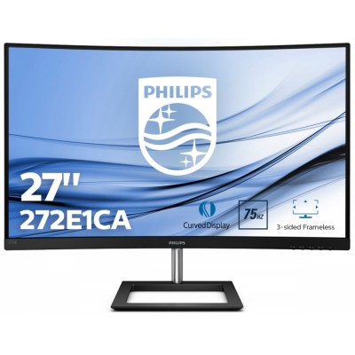 Philips E Line 272E1CA/00 LED display 68,6 cm (27") 1920 x 1080 Pixeles Full HD LCD Curva Mate Negro