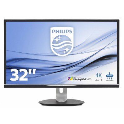 Philips P Line Monitor LCD con base USB-C 328P6VUBREB/00