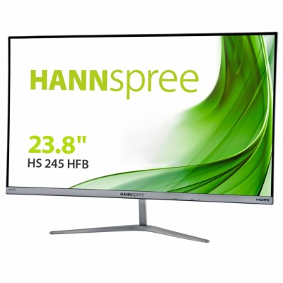 Hannspree HS 245 HFB 60,5 cm (23.8") 1920 x 1080 Pixeles Full HD LED Plana Mate Negro, Plata