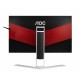 AOC Gaming AG241QX pantalla para PC 60,5 cm (23.8") 2560 x 1440 Pixeles Quad HD LED Plana Negro, Rojo