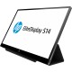 HP EliteDisplay S14 35,6 cm (14") 1920 x 1080 Pixeles Full HD LED Plana Mate Negro