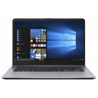 ASUS X505BA-BR255 Gris Portátil 39,6 cm (15.6") 1366 x 768 Pixeles AMD A9 8 GB DDR4-SDRAM 256 GB SSD Wi-Fi 5 (802.11ac)