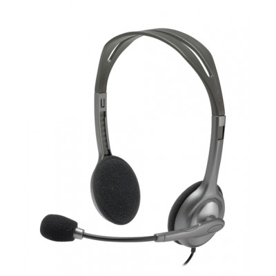 Auriculares Diadema Logitech H111 Gris