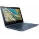 HP Chromebook x360 11 G3 EE Azul 29,5 cm (11.6") 1366 x 768 Pixeles Pantalla táctil Intel® Celeron® N 4 GB LPDDR4-SDRAM 32