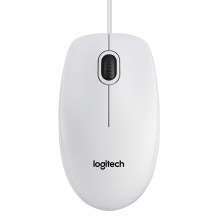 Logitech B100 ratón USB tipo A Óptico 800 DPI Ambidextro