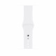 Apple Watch Series 1 caja de 42 mm de aluminio en plata y correa deportiva blanca