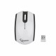 Gembird MUSW-105 RF inalámbrico Óptico 1200DPI Ambidextro Negro, Color blanco ratón