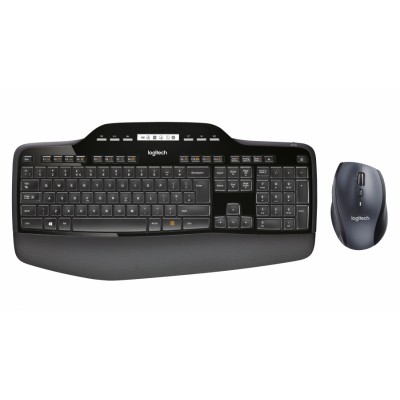 Logitech MK710 teclado RF inalámbrico QWERTY Español Negro