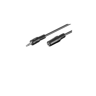 Cable de audio Microconnect 3.5mm/3.5mm 1.5m M-F 1,5 m 3,5mm Negro